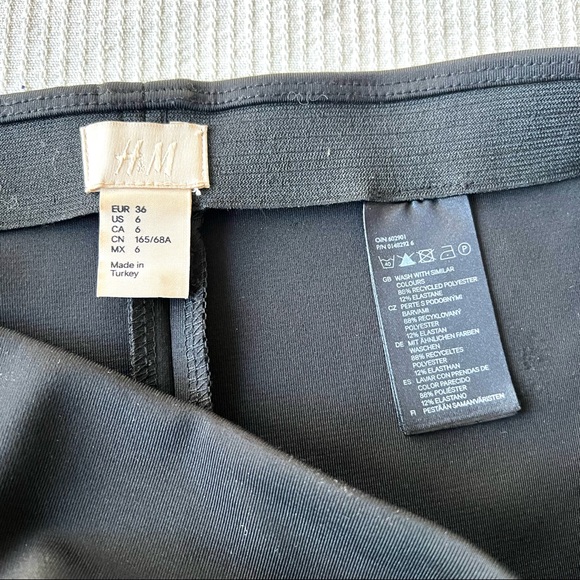H&M BLACK PENCIL SKIRT - Picture 8 of 10